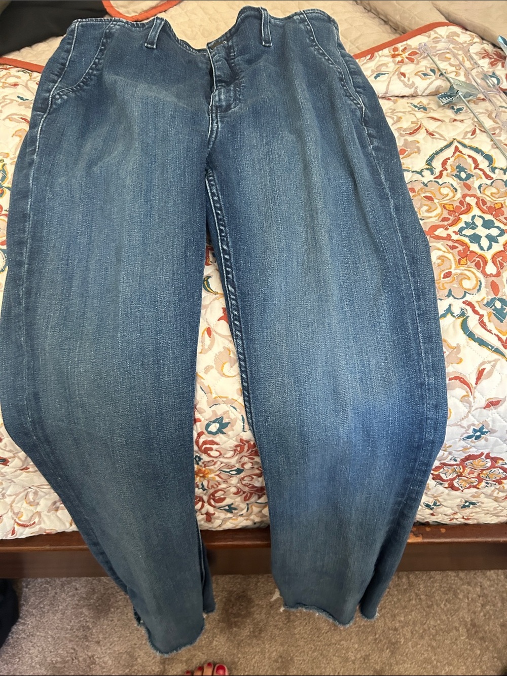 We The Free Boyfriend Jeans in Medium Blue Wash